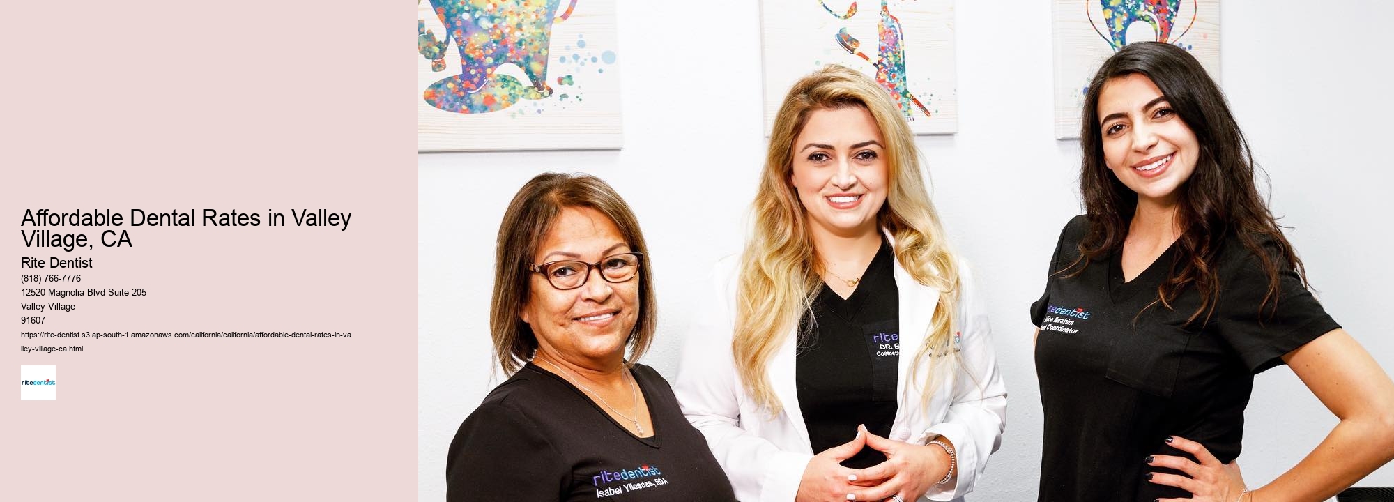 Affordable Dental Rates in Valley Village, CA